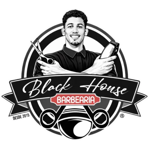 Logo da Black House Barbearia